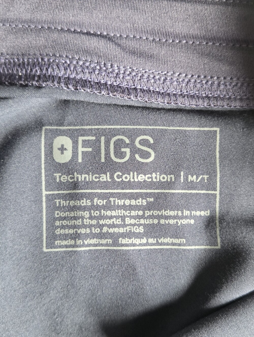 FIGS Kade Cargo Scrub Pants Women’s Medium Navy Blue PO 2315 - Picture 4 of 7